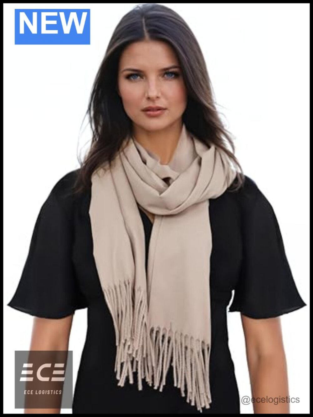 100% Pashmina Scarf Shawl Wrap for Women Oversized Soft Warm